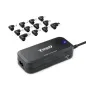 Cargador de Portátil TooQ TQLC-90BS02AT- 90W- 2xUSB- Automático- 12 Conectores- Voltaje 12-20V