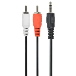 CABLE AUDIO GEMBIRD CONECTOR 3,5MM A RCA 2,5M