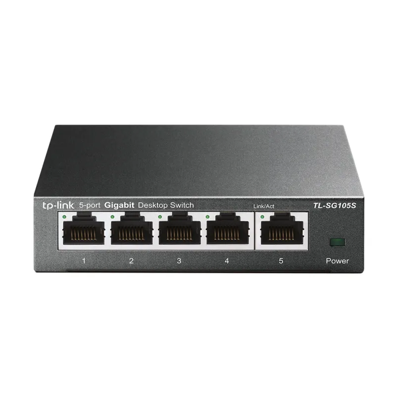 Switch TP-Link TL-SG105S 5 Puertos- RJ-45 10-100-1000