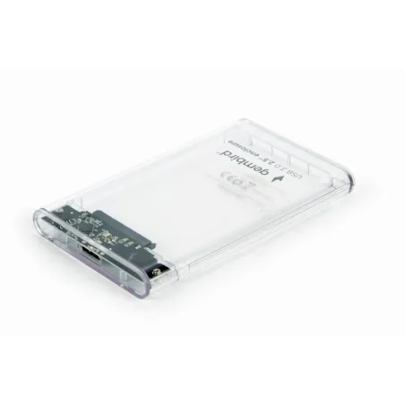 CARCASA HDD GEMBIRD EE2-U3S9-6 2,5" TRANSPARENTE