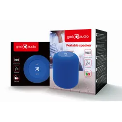 ALTAVOZ PORTATIL GEMBIRD 5W BLUETOOTH CON MICRO AZUL