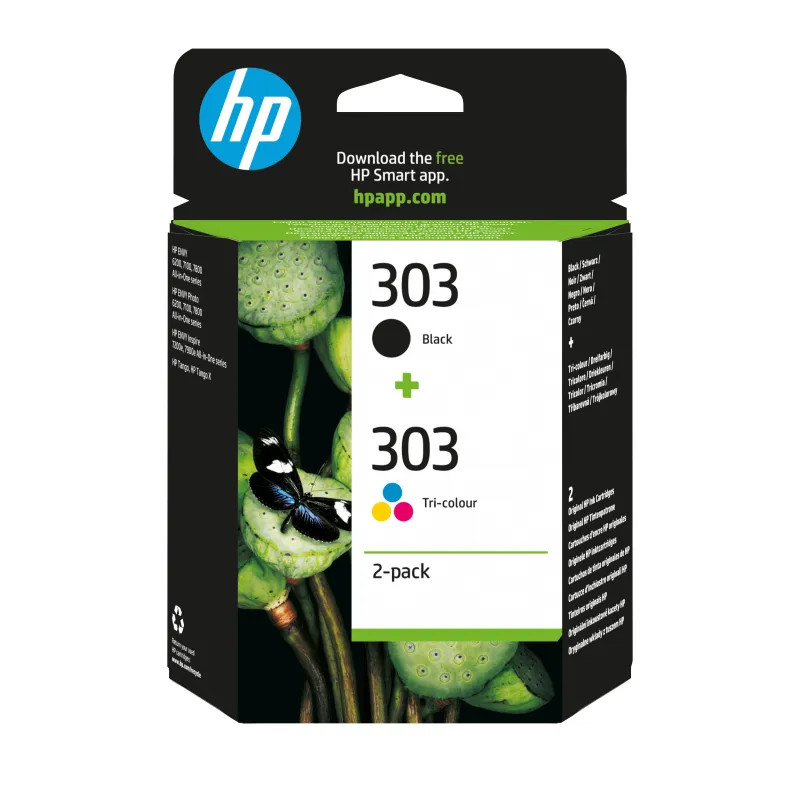 TINTA HP 303 PACK AHORRO 2 NEGRO + CIAN MAGENTA AMARILLO