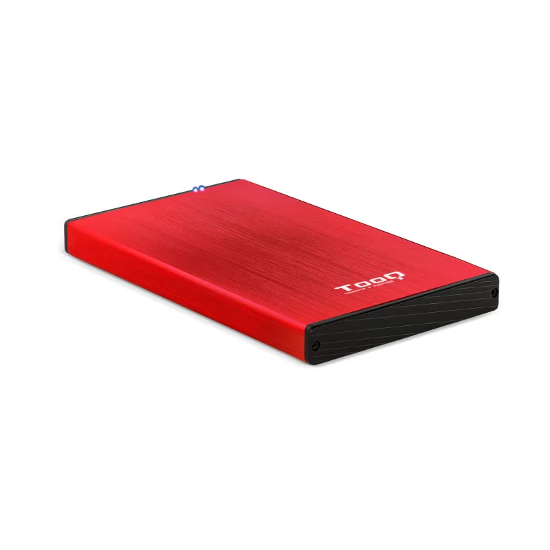 CARCASA HDD TOOQ TQE-2527R 2,5" 9,5 MM SATA USB 3-0-3-1 ROJO