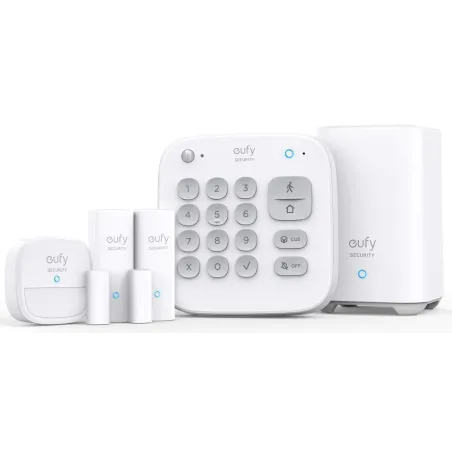 SISTEMA ALARMA EUFY KIT 2x HOMEBASE 2x ENTRY SENSOR 1x KEYPAD 1x MOTION SENSOR