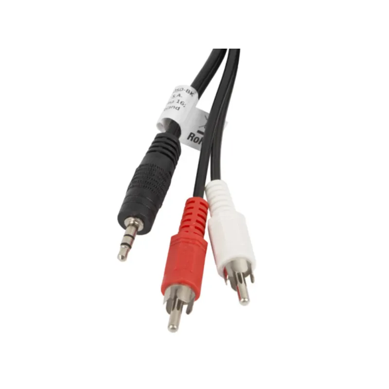 CABLE ESTEREO LANBERG JACK 3-5MM-2X RCA MACHO 5M