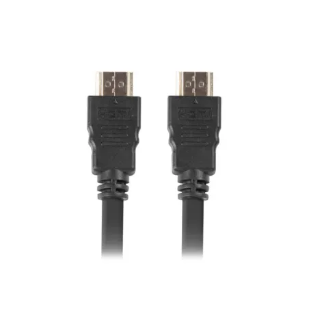 CABLE HDMI LANBERG MACHO-MACHO V1-4 ALTA VELOCIDAD 0-5M NEGRO