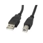 CABLE IMPRESORA LANBERG USB MACHO-USB MACHO FERRITA 1-8M NEGRO
