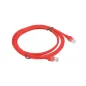 CABLE RED LANBERG LATIGUILLO CAT-6 UTP 2M ROJO FLUKE PASSED