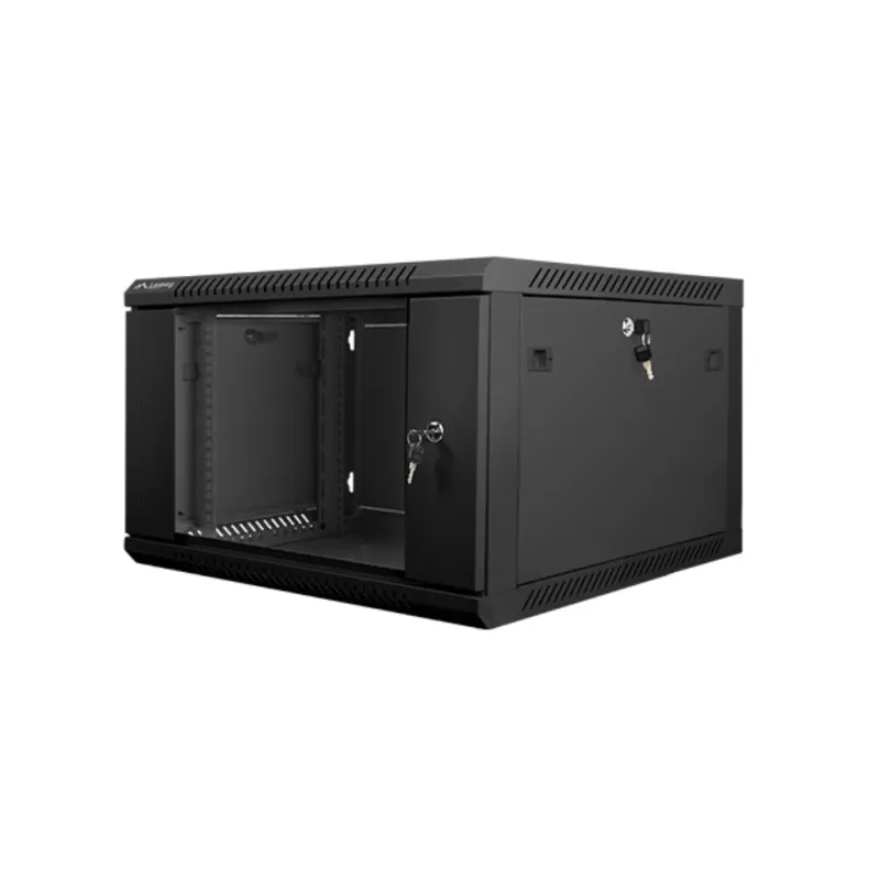 ARMARIO RACK LANBERG 6U 600X600X368 AUTO ENSAMBLADO 19" HASTA 60 KG NEGRO