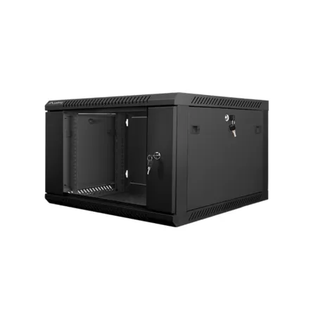 ARMARIO RACK LANBERG 6U 600X600X368 AUTO ENSAMBLADO 19" HASTA 60 KG NEGRO