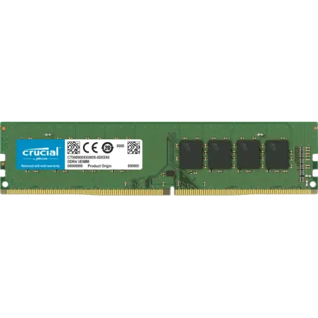 Memoria ram ddr4 8gb crucial udimm