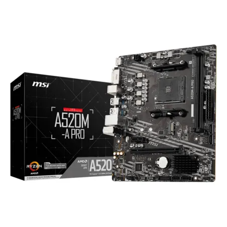 PLACA BASE MSI A520M-A PRO AM4 MATX 2XDDR4