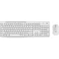 Teclado y Ratón Inalámbricos Logitech Silent Touch MK295- Blanco