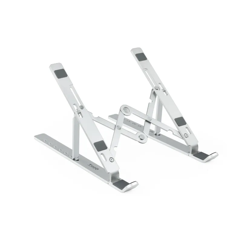 SOPORTE ELEVADOR PORTATIL-TABLET-LIBRO TQLRS0033-AL 11"-15" PLATA