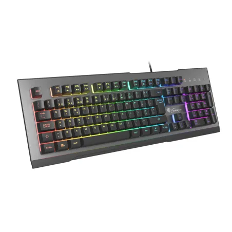 TECLADO GAMING GENESIS RHOD 500 PT USB RETROILUMINADO MECANICO ALUMINIO