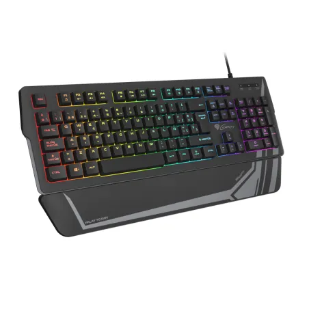 TECLADO GAMING GENESIS RHOD 350 USB RETROILUMINADO MEMBRANA NEGRO
