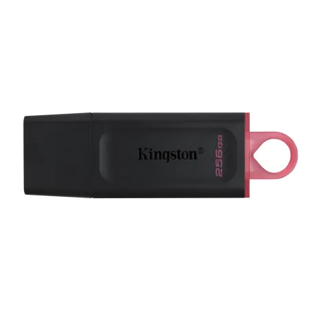 USB 3-2 KINGSTON 256GB DATATRAVELER EXODIA NEGRO - ROJO