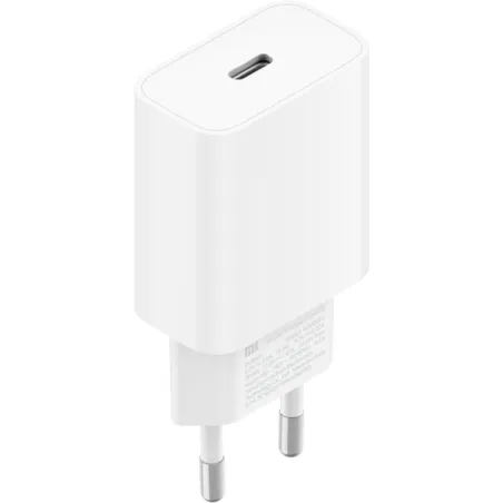 CARGADOR XIAOMI MI FAST CHARGER C 20W USB-C BLANCO