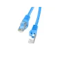 CABLE RED LANBERG LATIGUILLO CAT-6 FTP 1M AZUL FLUKE PASSED