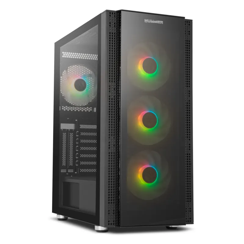 CAJA NOX Semitorre E-ATX Hummer Horus ARGB Cristal templado CAJA NOX Semitorre E-ATX Hummer Horus ARGB Cristal templado