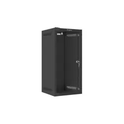 ARMARIO LANBERG MURAL RACK 10" 12U-280X310 FLAT PACK NEGRO PUERTA CRISTAL