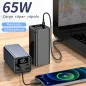 Bateria externa portatil powerbank leotec 65w