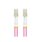CABLE DE FIBRAOPTICA LANBERG 5M MULTI LC-UPC-LC-UPC DUPLEX OM4 50-125 LSZH VIOL