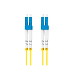 CABLE DE FIBRAOPTICA LANBERG 2M MONO LC-UPC-LC-UPC DUPLEX G657A1 LSZH AMARILL