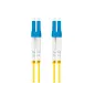 CABLE DE FIBRAOPTICA LANBERG 2M MONO LC-UPC-LC-UPC DUPLEX G657A1 LSZH AMARILL