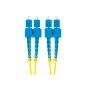 CABLE DE FIBRAOPTICA LANBERG 2M MONO SC-UPC-SC-UPC DUPLEX G657A1 LSZH AMARILL