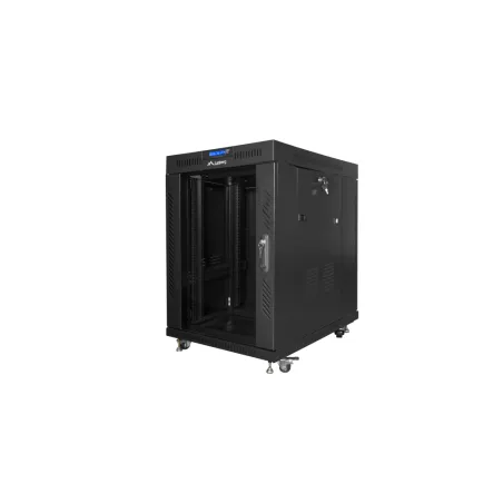 ARMARIO LANBERG RACK 19? 15U 800X1000 LCD PUERTA CRISTAL FLAT PACK NEGRO