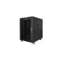 ARMARIO LANBERG RACK 19? 15U 800X1000 LCD PUERTA CRISTAL FLAT PACK NEGRO