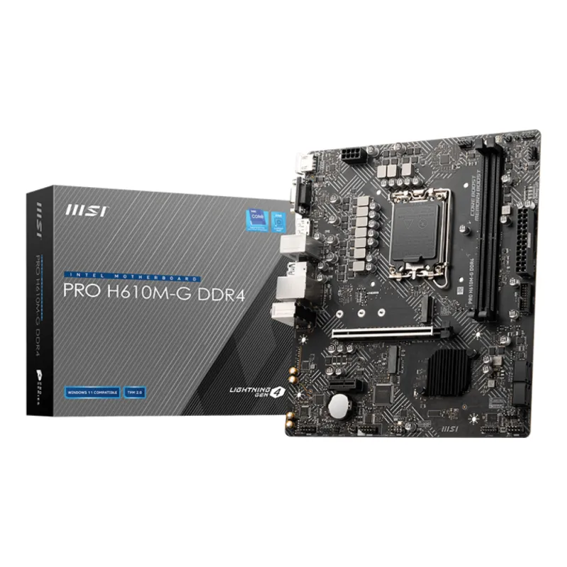 Placa base msi 1700 h610m - g ddr4