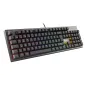 TECLADO GAMING GENESIS THOR 300 PT USB RETROILUMINADO MECANICO NEGRO