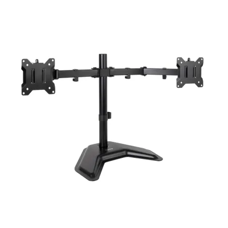 Soporte de Sobremesa para 2 Monitores TooQ DB1702TN-B- Giratorio- Inclinable- hasta 9kg