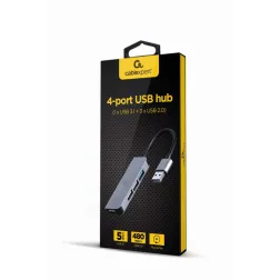 HUB USB DE 4 PUERTOS 1 X USB 3-1 + 3 X USB 2-0)