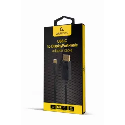 ADAPTADOR USB-C A DISPLAYPORT MACHO 4K 60 HZ 2 M NEGRO