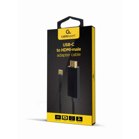 ADAPTADOR USB-C MACHO A HDMI-MACHO 4K 30HZ 2 M NEGRO