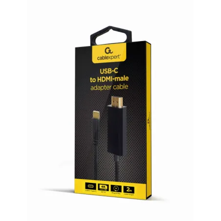 ADAPTADOR USB-C A HDMI-MACHO 4K 60HZ 2 M NEGRO