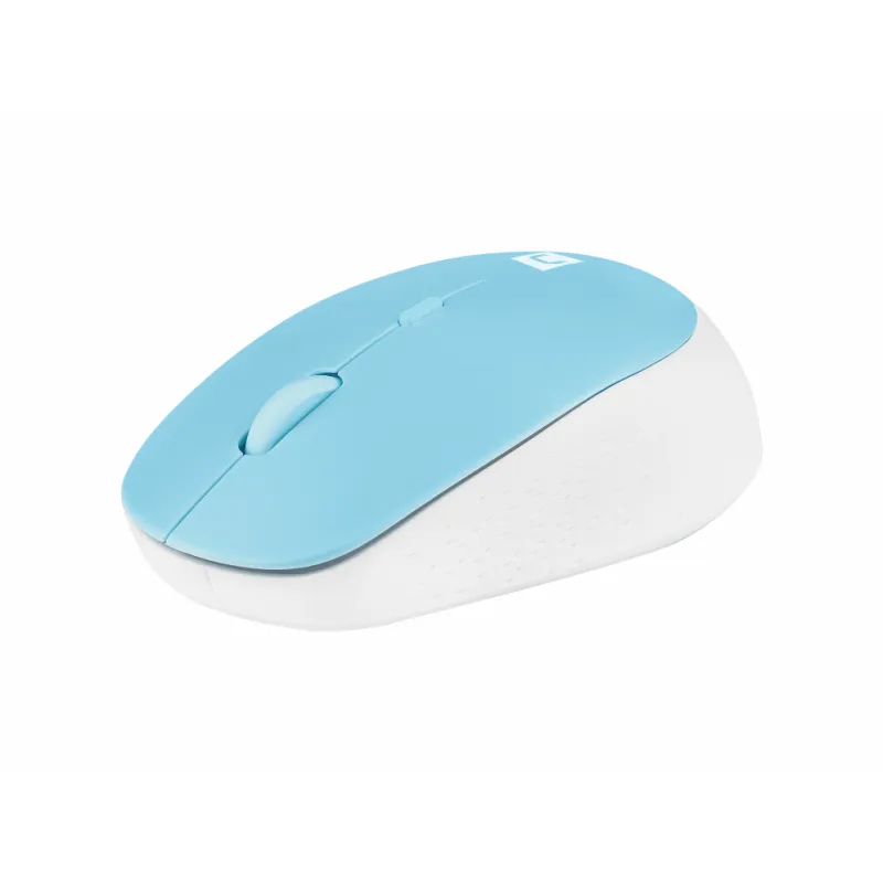 RATON NATEC HARRIER 2 OPTICO 1600DPI AZUL-BLANCO BLUETOOTH PILAS