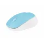 RATON NATEC HARRIER 2 OPTICO 1600DPI AZUL-BLANCO BLUETOOTH PILAS