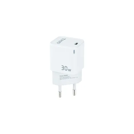 Cargador de Pared GaN TooQ TQWC-GANPD30WT- 1xUSB Tipo-C- 30W
