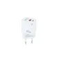 Cargador de Pared TooQ TQWC-QCPD20WT- 1xUSB-Tipo C- 1x USB- 20W- Blanco