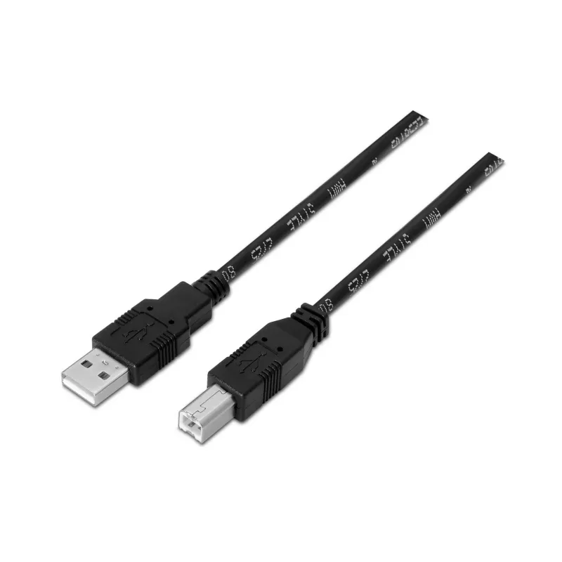 CABLE AISENS USB 2-0 IMPRESORA TIPO A M-B M NEGRO 1-0M CABLE AISENS USB 2-0 IMPRESORA TIPO A M-B M NEGRO 1-0M