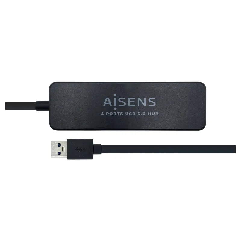 HUB AISENS USB 3-0 TIPO A M-4XTIPO A H NEGRO 30CM HUB AISENS USB 3-0 TIPO A M-4XTIPO A H NEGRO 30CM