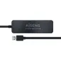 HUB AISENS USB 3-0 TIPO A M-4XTIPO A H NEGRO 30CM HUB AISENS USB 3-0 TIPO A M-4XTIPO A H NEGRO 30CM
