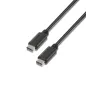 CABLE AISENS USB 2-0 3A TIPO USB-C M-USB-C M NEGRO 1-0M CABLE AISENS USB 2-0 3A TIPO USB-C M-USB-C M NEGRO 1-0M