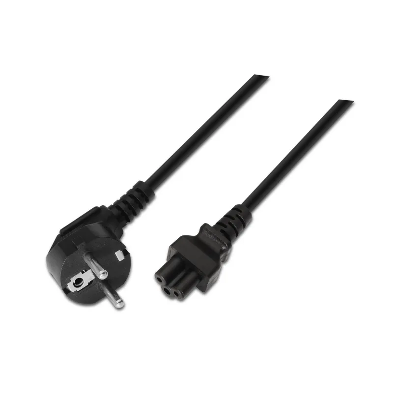 Cable Alimentación Trébol Aisens A132-0172- CEE(7-7) Macho - C5 Hembra- Hasta 1500W- 1-5m