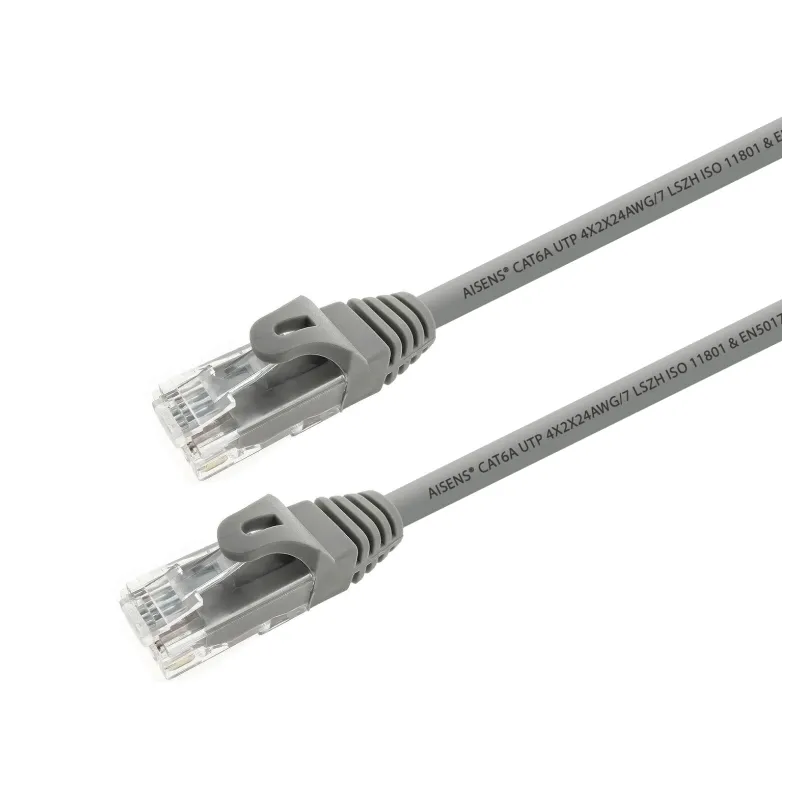 CABLE RED AISENS LATIGUILLO RJ45 LSZH CAT-6A UTP AWG24 1-0M GRIS CABLE RED AISENS LATIGUILLO RJ45 LSZH CAT-6A UTP AWG24 1-0M GRIS