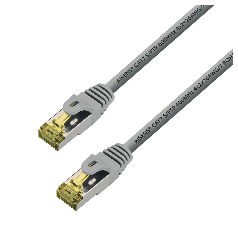 CABLE RED AISENS LATIGUILLO RJ45 LSZH CAT-7 SFTP PIMF 1-0M GRIS CABLE RED AISENS LATIGUILLO RJ45 LSZH CAT-7 SFTP PIMF 1-0M GRIS
